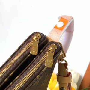Brown Monogram Double Pouch Shoulder Bag - image 6