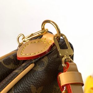 Brown Monogram Double Pouch Shoulder Bag - image 8