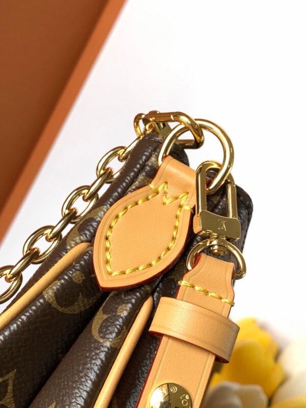 Brown Monogram Double Pouch Shoulder Bag - image 9