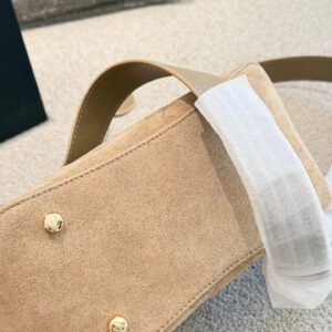 20cm Quilted Suede Bucket Bag product image