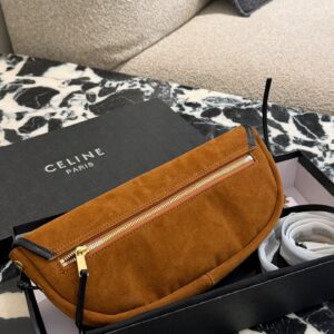 Medium Suede Besace Shoulder Bag product image