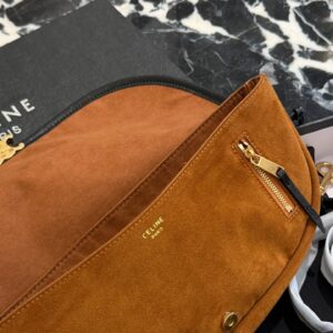 Medium Suede Besace Shoulder Bag product image