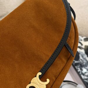 Medium Suede Besace Shoulder Bag product image