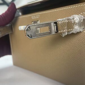 Transparent-Handle Textured Cowhide Top Handle Bag - product detail