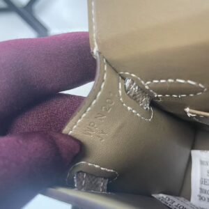 Transparent-Handle Textured Cowhide Top Handle Bag - product detail