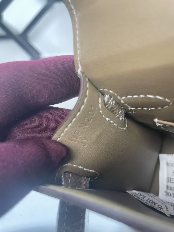 Transparent-Handle Textured Cowhide Top Handle Bag - product detail